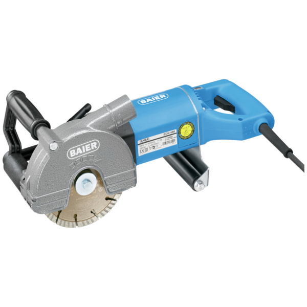 BAIER Diamantfräse BDN 466/6 - mit 6 Diamantscheiben für stegfreies Fräsen bis 25 mm Breite und 45 mm Tiefe - 230V/2400W - Werkzeugaufnahme 22.2mm