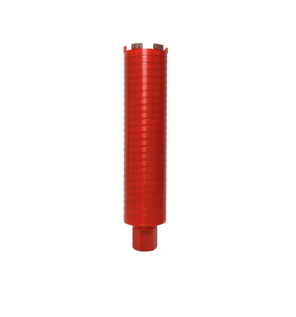 Trocken-Diamantbohrkronen King Premium - rot - 192 x 300 mm - 1 1/4" - Lasergeschweisst