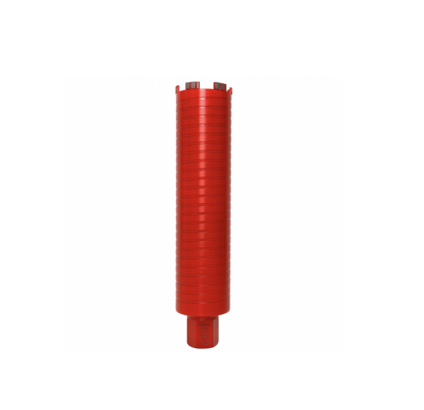 Trocken-Diamantbohrkronen King Premium - rot - 202 x 450 mm - 1 1/4" - Lasergeschweisst