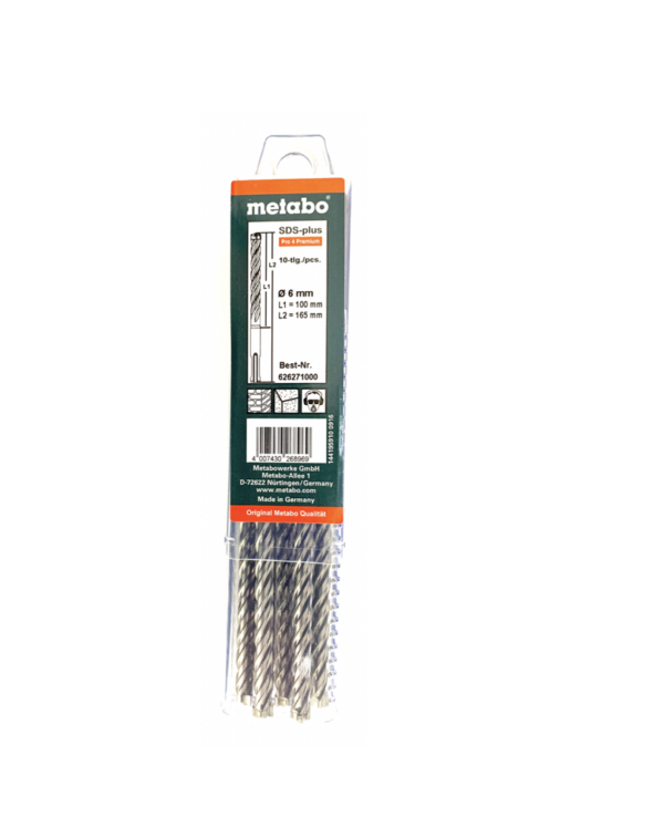 Hammerbohrer SDS plus 4x4 Premium Set à 10 Stk. 5x165/100