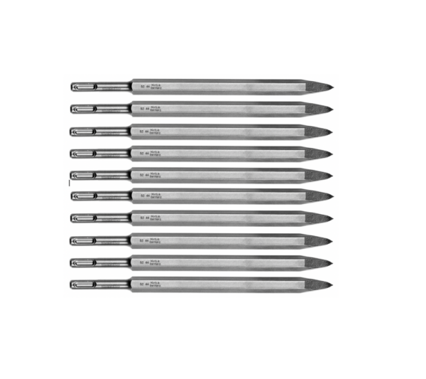 SDS plus Spitzmeissel Professional - 250mm - Spitze quadratisch - Set à 10 Stk.