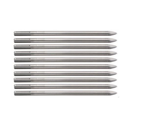 SDS max Spitzmeissel Professional 400mm - Spitze rund - Set à 10 Stk.