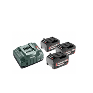 METABO Basis-Set 3 x Li-Power 18V/5.2 Ah und Schnellladegerät ASC 145