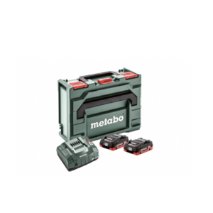 METABO Basis-Set 2 x LiHD-Power 18V/4 Ah und Schnellladegerät ASC 145 - Metaloc ll