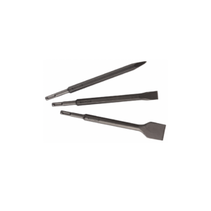 SDS plus Meissel Set Professional 3-teilig - bestehend aus je 1 Stk. Spitzmeissel - Flachmeissel - Breitmeissel