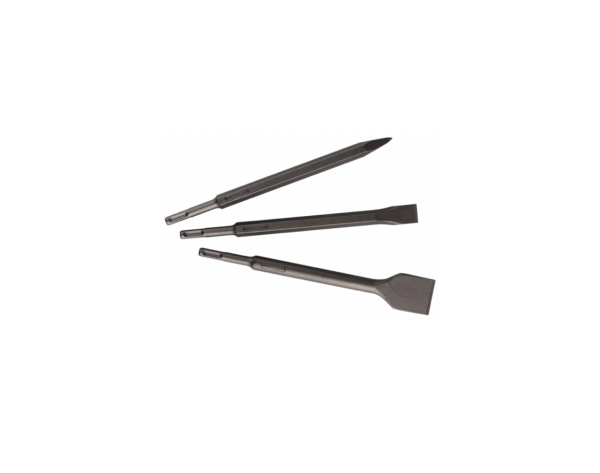 SDS plus Meissel Set Professional 3-teilig - bestehend aus je 1 Stk. Spitzmeissel - Flachmeissel - Breitmeissel