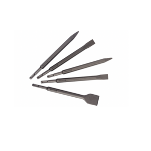 SDS plus Meissel Set Proffesional 5-teilig - bestehend aus je 2 Stk. Spitzmeissel - Flachmeissel und 1 Stk. Breitmeissel