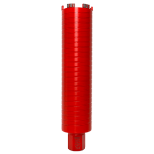 Trocken Diamantbohrkronen 450 mm lang, rot